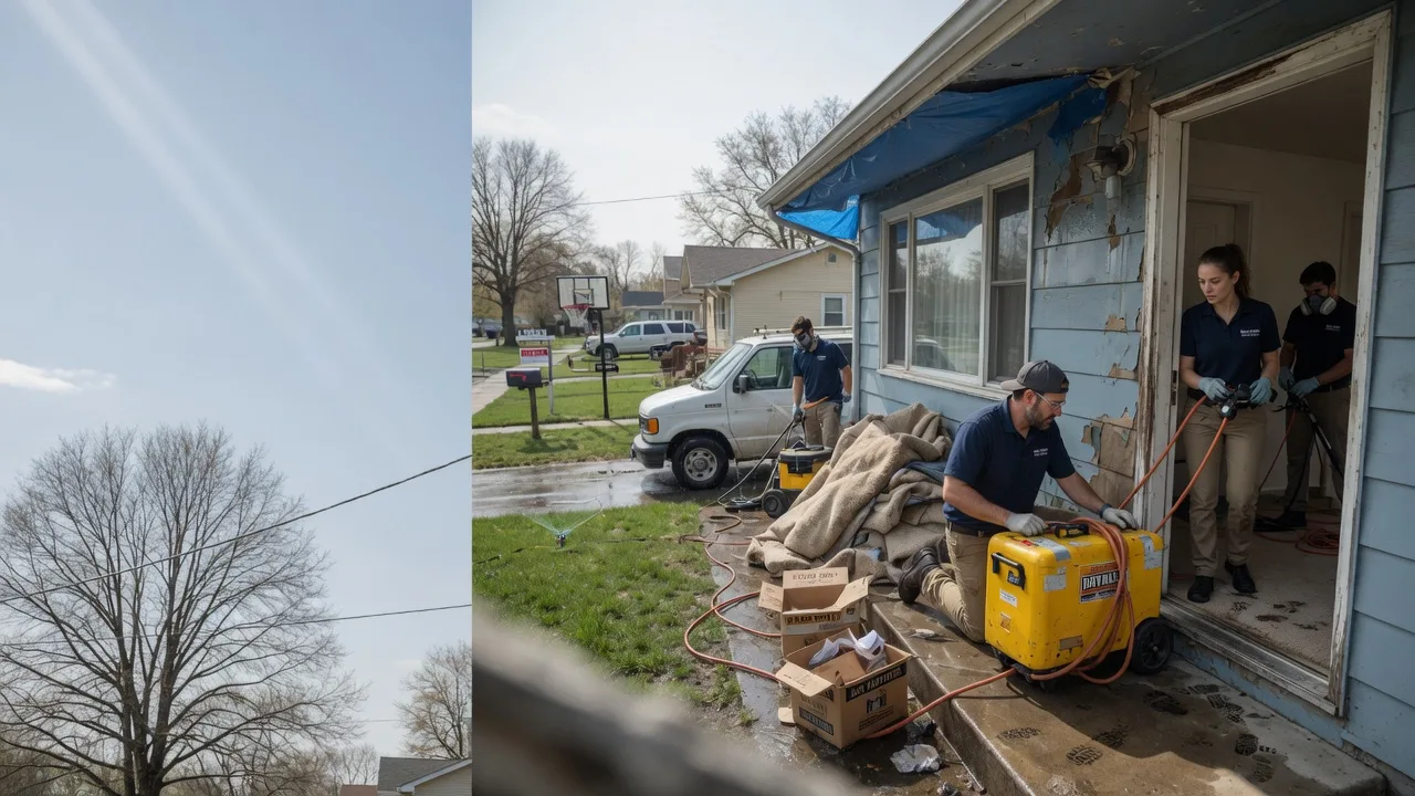 Basement Flood Cleanup in Strandburg, SD near me